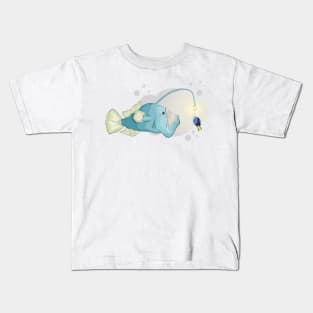 Angler fish from the abyss Kids T-Shirt